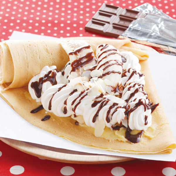 バナナチョコ生クリーム