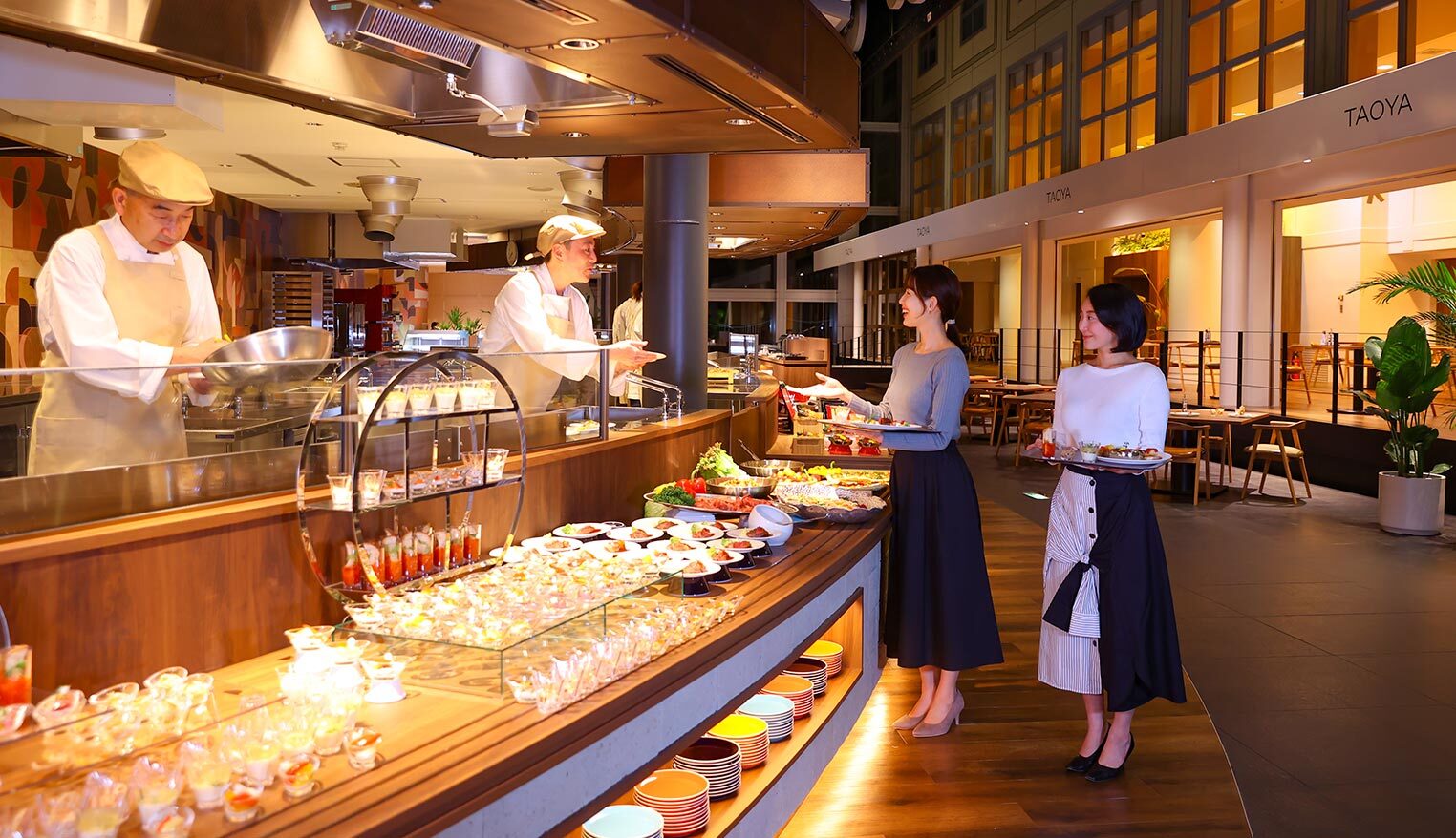 お食事がより美味しくなるこだわりの空間演出
