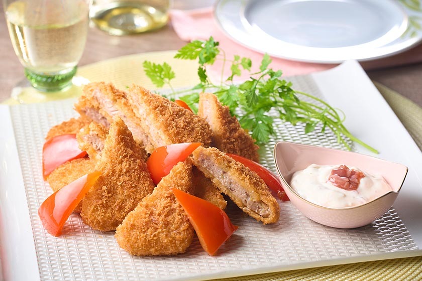 カツオカツのタルタル酒盗ソース