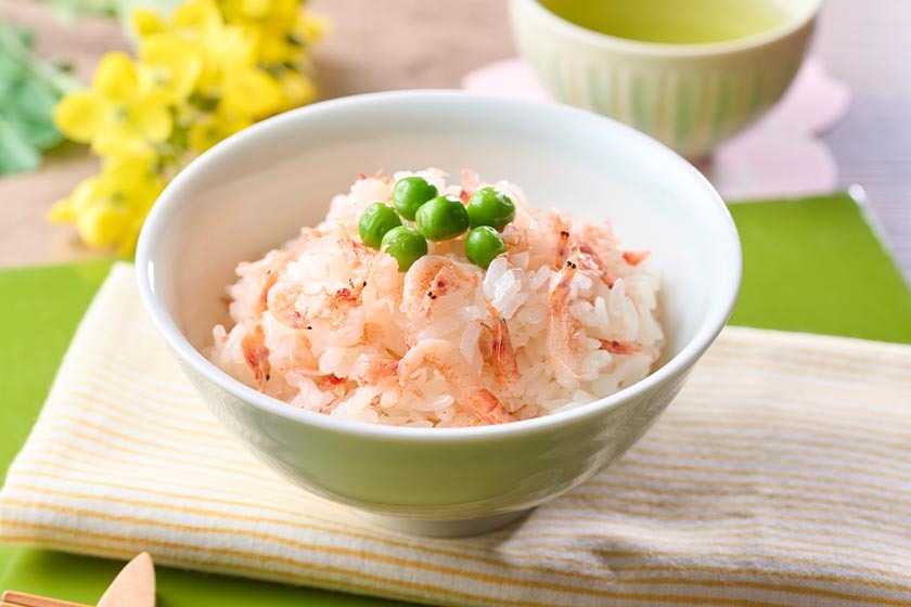 桜えびの炊きたてご飯