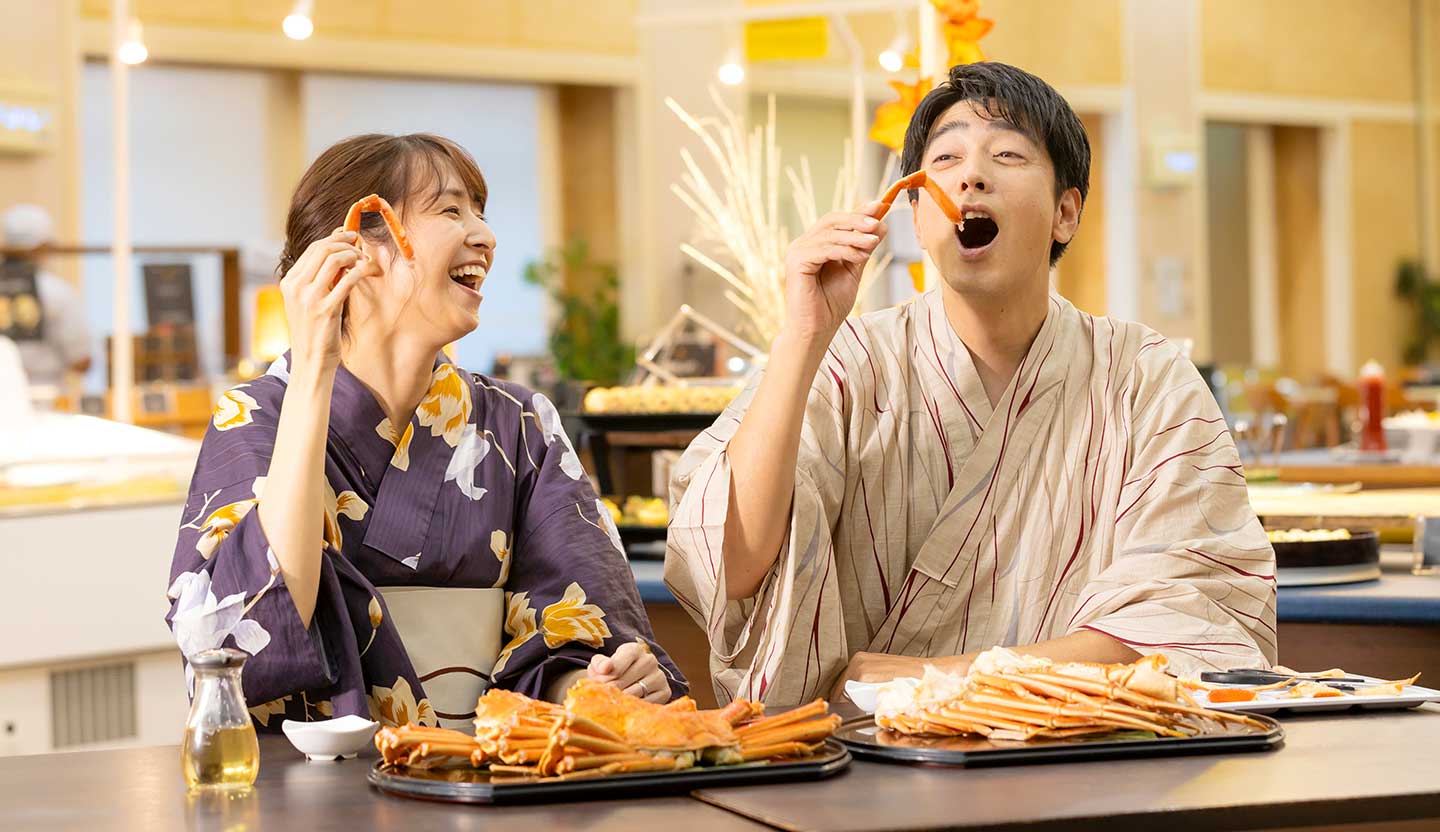 別注料理（本ズワイガニ） | 【公式】大江戸温泉物語グループ｜癒しの