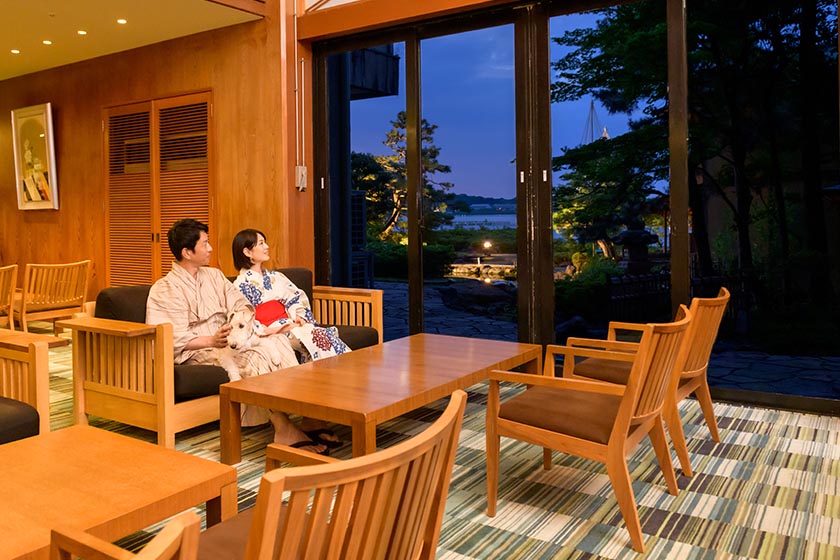 温泉 | わんわんリゾート 矢田屋松濤園 | 石川県 | 大江戸温泉物語